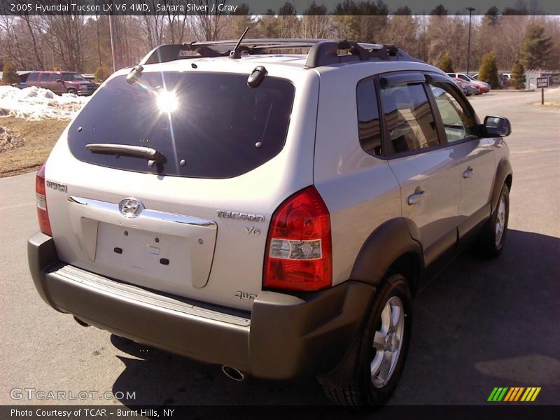 Sahara Silver / Gray 2005 Hyundai Tucson LX V6 4WD