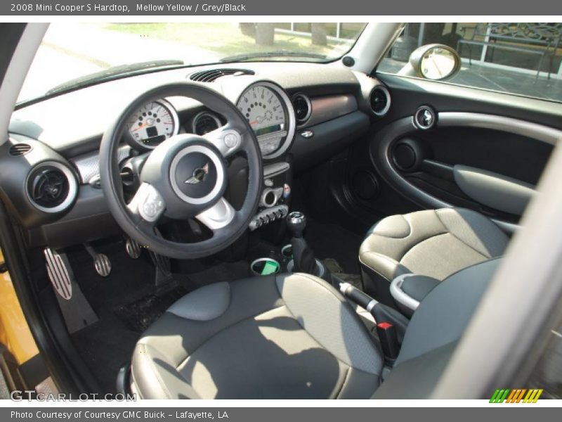 Mellow Yellow / Grey/Black 2008 Mini Cooper S Hardtop