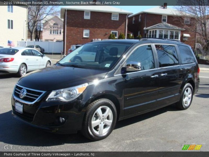 Nocturne Black Metallic / Aero Gray 2010 Volkswagen Routan SEL Premium
