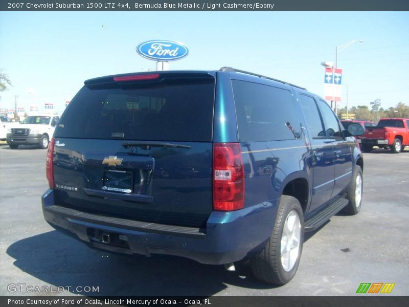 Bermuda Blue Metallic / Light Cashmere/Ebony 2007 Chevrolet Suburban 1500 LTZ 4x4