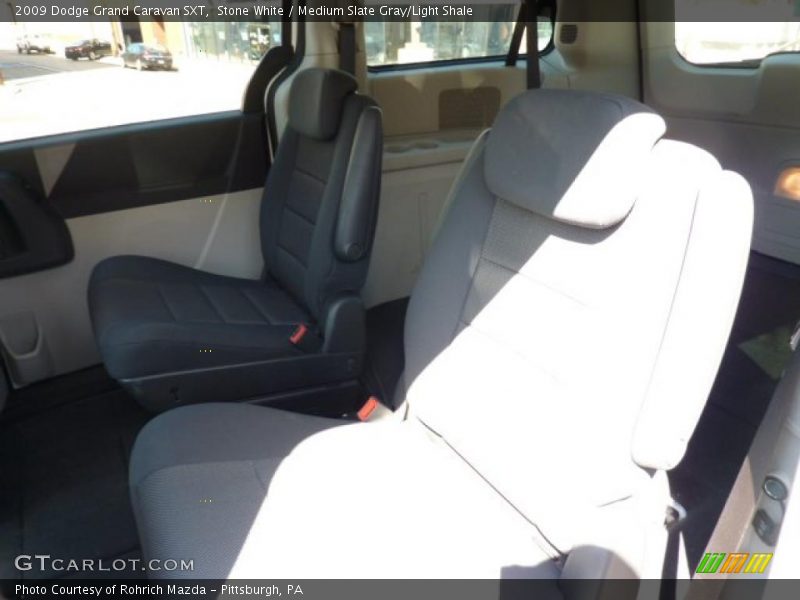 Stone White / Medium Slate Gray/Light Shale 2009 Dodge Grand Caravan SXT