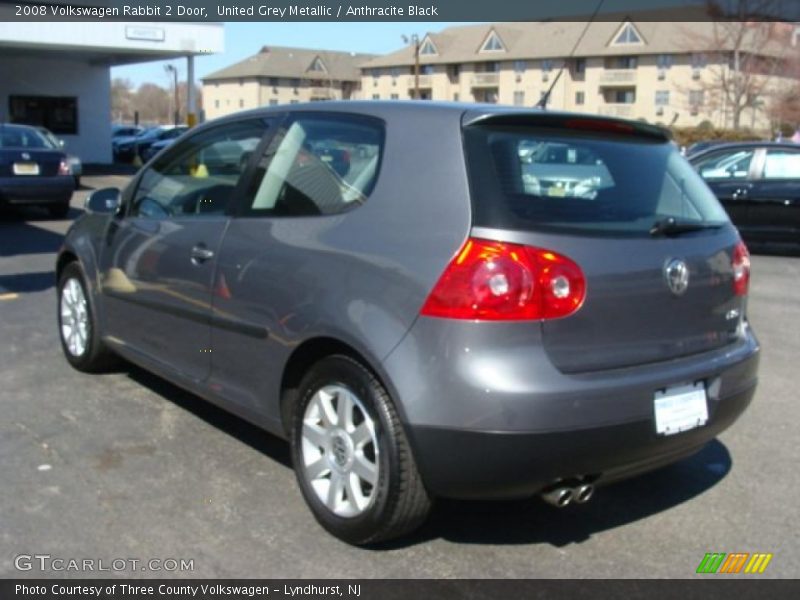 United Grey Metallic / Anthracite Black 2008 Volkswagen Rabbit 2 Door