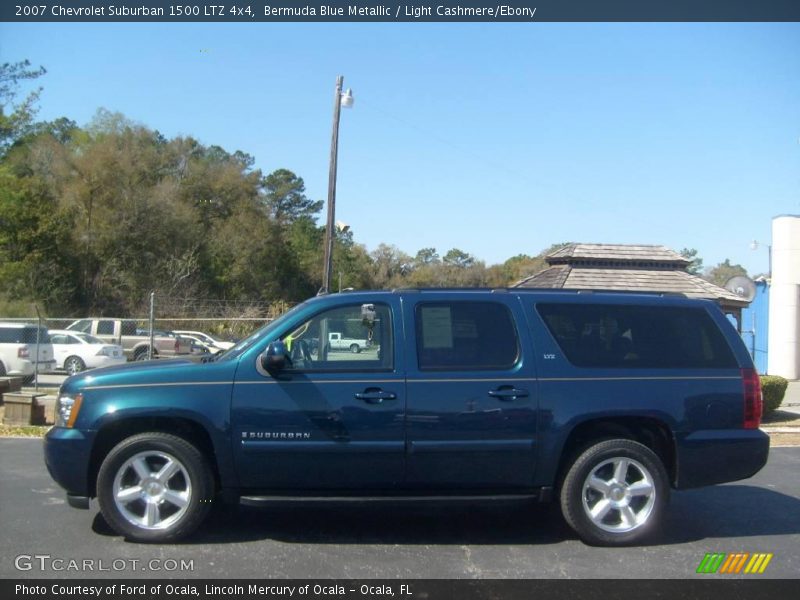 Bermuda Blue Metallic / Light Cashmere/Ebony 2007 Chevrolet Suburban 1500 LTZ 4x4