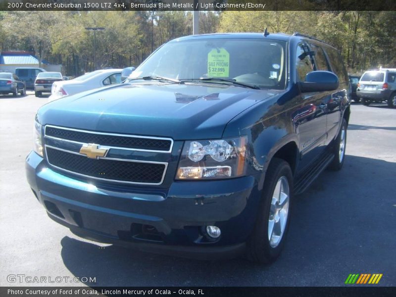 Bermuda Blue Metallic / Light Cashmere/Ebony 2007 Chevrolet Suburban 1500 LTZ 4x4