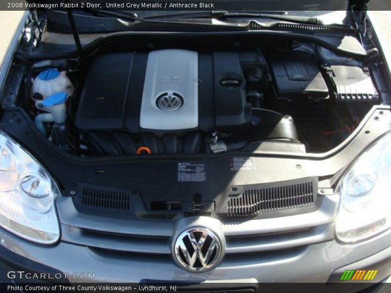 United Grey Metallic / Anthracite Black 2008 Volkswagen Rabbit 2 Door