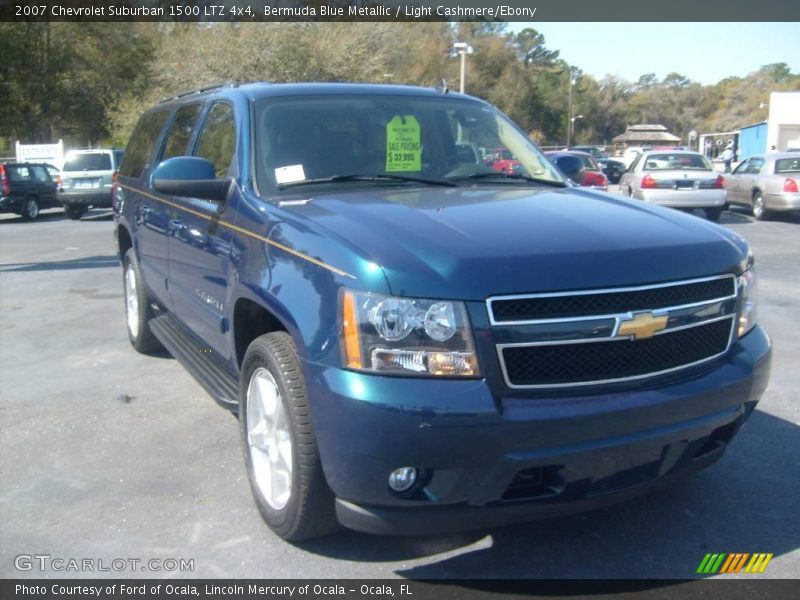 Bermuda Blue Metallic / Light Cashmere/Ebony 2007 Chevrolet Suburban 1500 LTZ 4x4