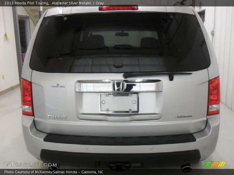 Alabaster Silver Metallic / Gray 2011 Honda Pilot Touring