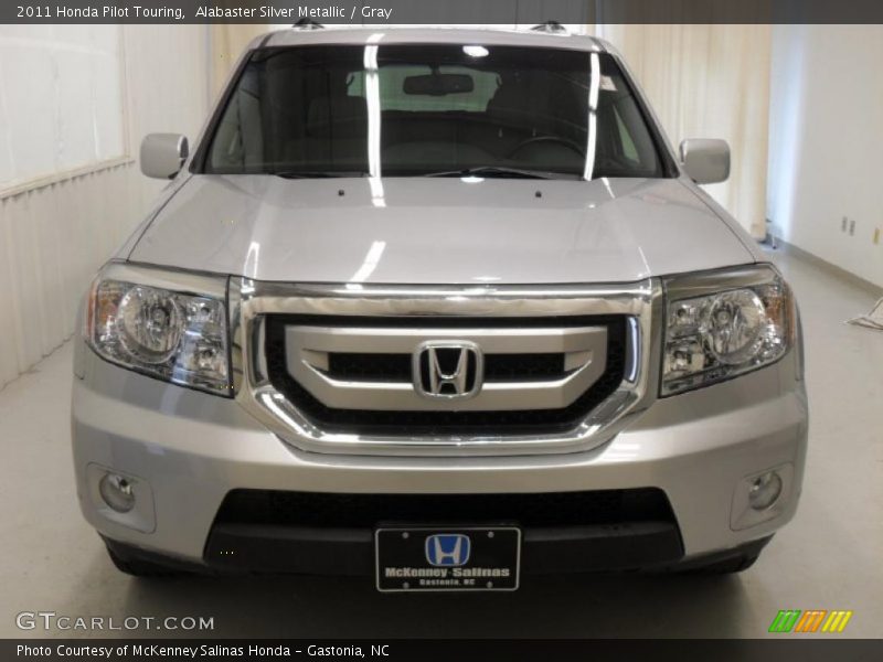 Alabaster Silver Metallic / Gray 2011 Honda Pilot Touring