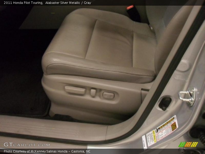 Alabaster Silver Metallic / Gray 2011 Honda Pilot Touring