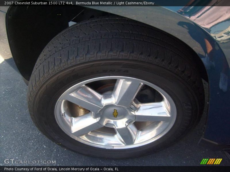 Bermuda Blue Metallic / Light Cashmere/Ebony 2007 Chevrolet Suburban 1500 LTZ 4x4