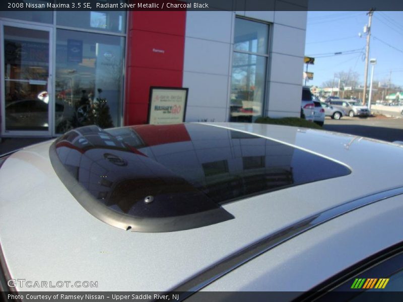 Radiant Silver Metallic / Charcoal Black 2008 Nissan Maxima 3.5 SE