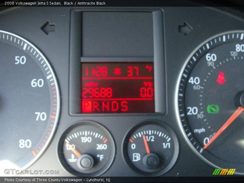 Black / Anthracite Black 2008 Volkswagen Jetta S Sedan
