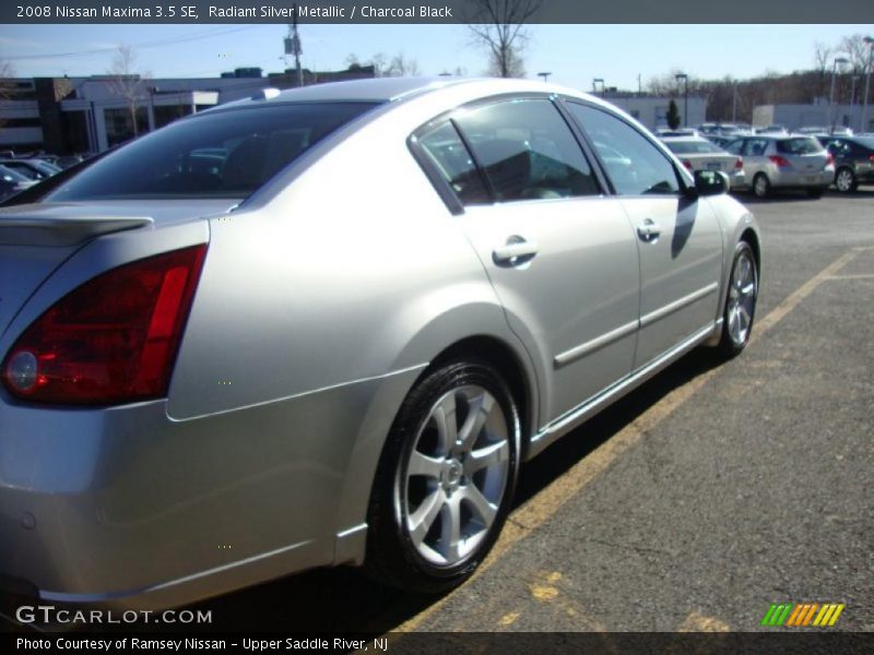 Radiant Silver Metallic / Charcoal Black 2008 Nissan Maxima 3.5 SE