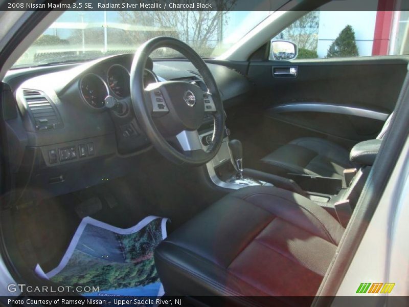 Radiant Silver Metallic / Charcoal Black 2008 Nissan Maxima 3.5 SE