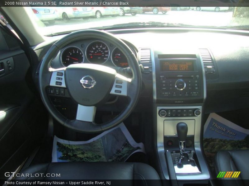Radiant Silver Metallic / Charcoal Black 2008 Nissan Maxima 3.5 SE