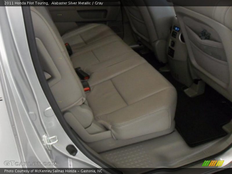 Alabaster Silver Metallic / Gray 2011 Honda Pilot Touring