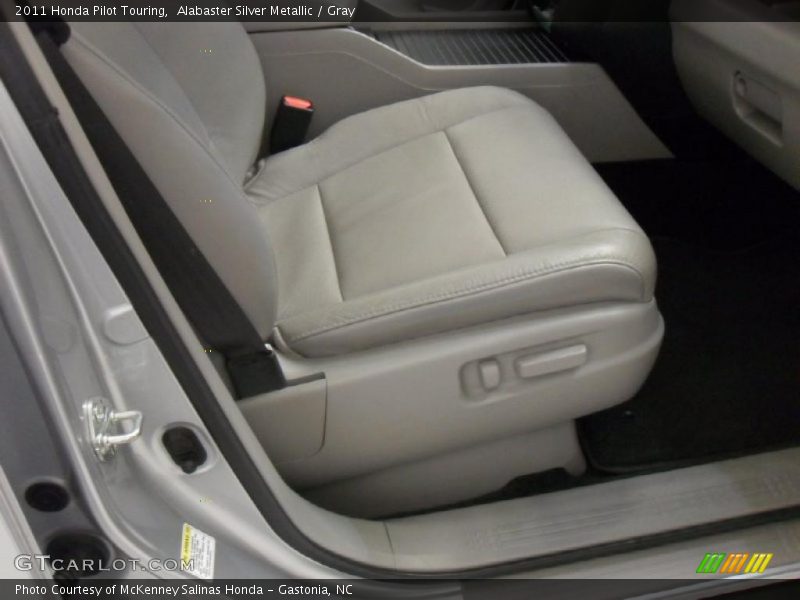 Alabaster Silver Metallic / Gray 2011 Honda Pilot Touring