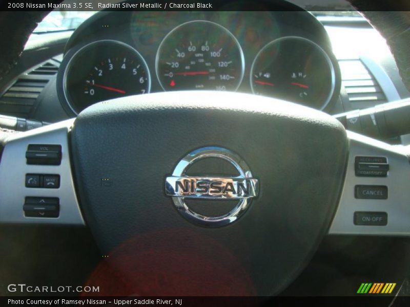 Radiant Silver Metallic / Charcoal Black 2008 Nissan Maxima 3.5 SE