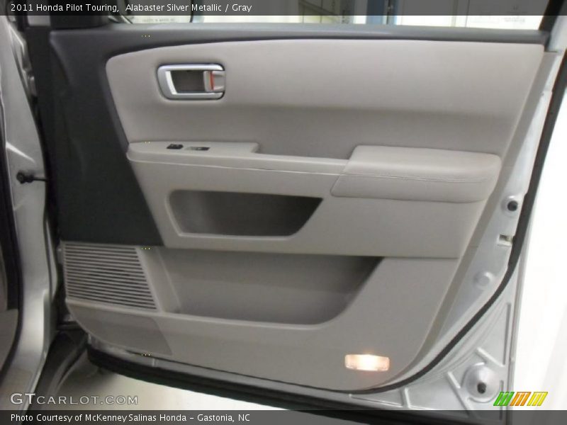 Alabaster Silver Metallic / Gray 2011 Honda Pilot Touring