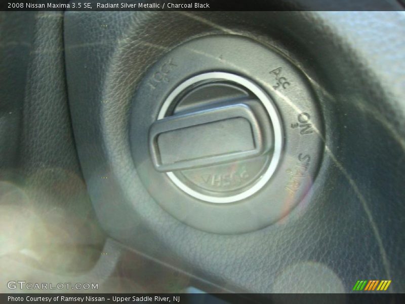 Radiant Silver Metallic / Charcoal Black 2008 Nissan Maxima 3.5 SE