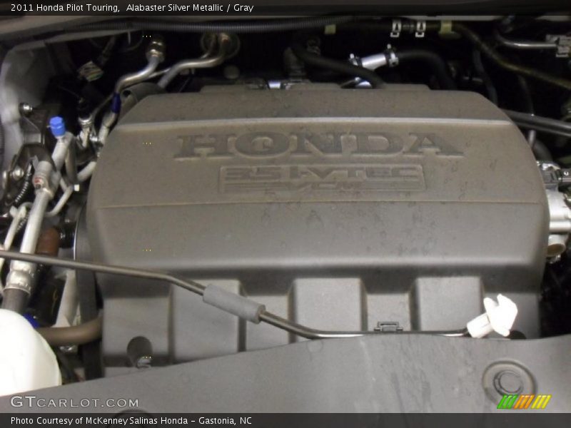 Alabaster Silver Metallic / Gray 2011 Honda Pilot Touring