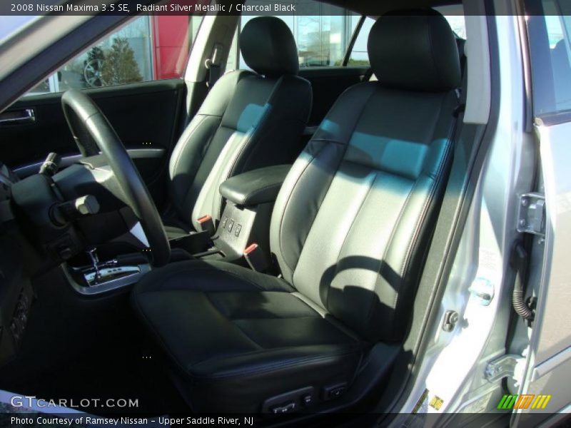 Radiant Silver Metallic / Charcoal Black 2008 Nissan Maxima 3.5 SE