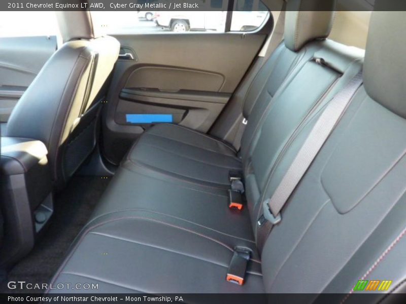 Cyber Gray Metallic / Jet Black 2011 Chevrolet Equinox LT AWD