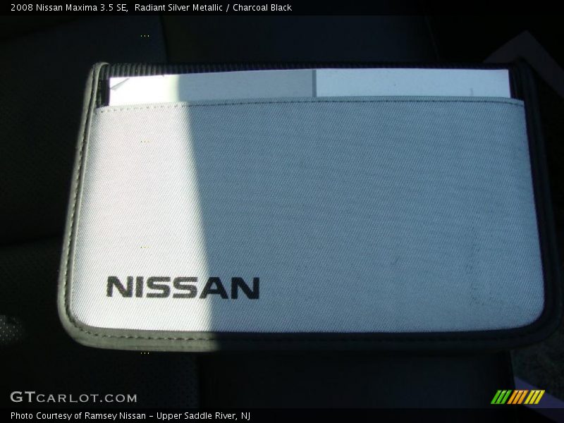 Radiant Silver Metallic / Charcoal Black 2008 Nissan Maxima 3.5 SE