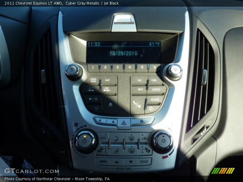 Cyber Gray Metallic / Jet Black 2011 Chevrolet Equinox LT AWD