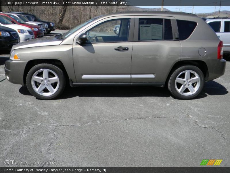 Light Khaki Metallic / Pastel Slate Gray 2007 Jeep Compass Limited 4x4