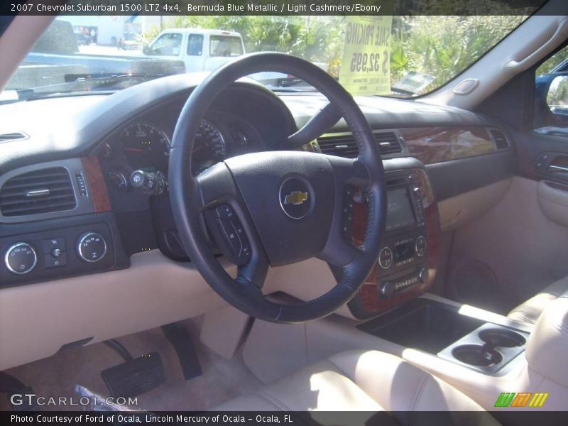 Bermuda Blue Metallic / Light Cashmere/Ebony 2007 Chevrolet Suburban 1500 LTZ 4x4