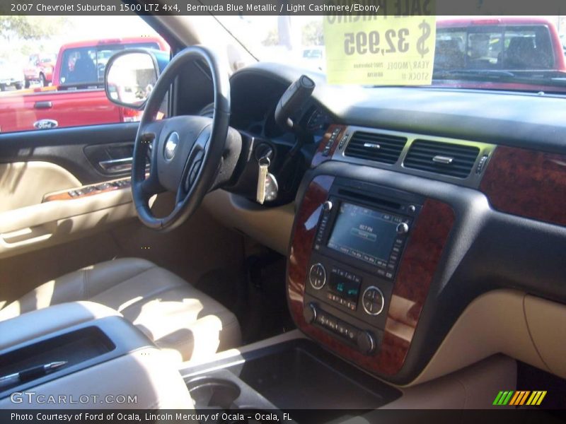 Bermuda Blue Metallic / Light Cashmere/Ebony 2007 Chevrolet Suburban 1500 LTZ 4x4