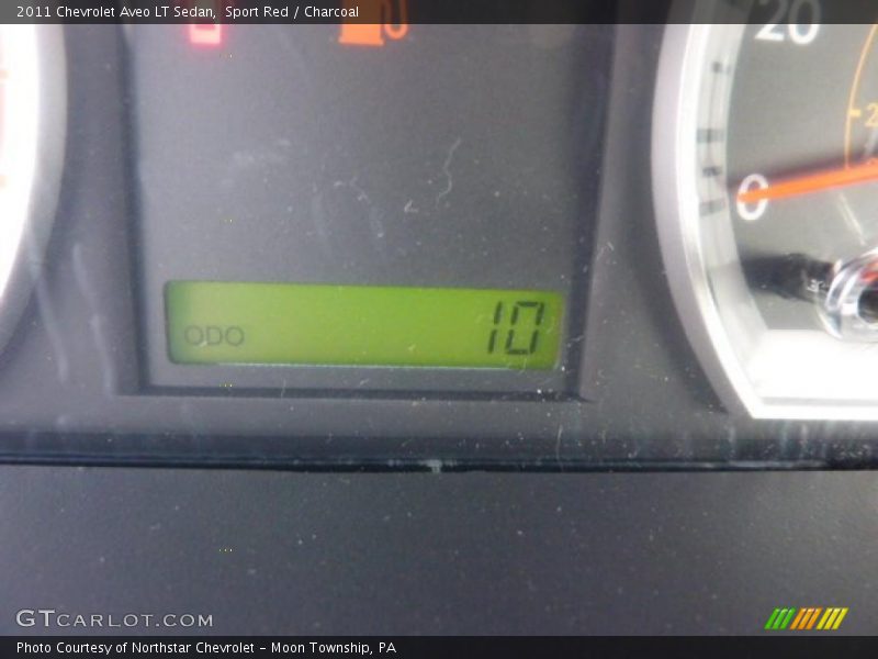 Sport Red / Charcoal 2011 Chevrolet Aveo LT Sedan