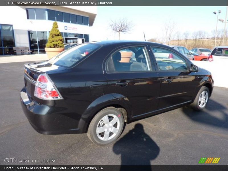 Black Granite Metallic / Charcoal 2011 Chevrolet Aveo LT Sedan