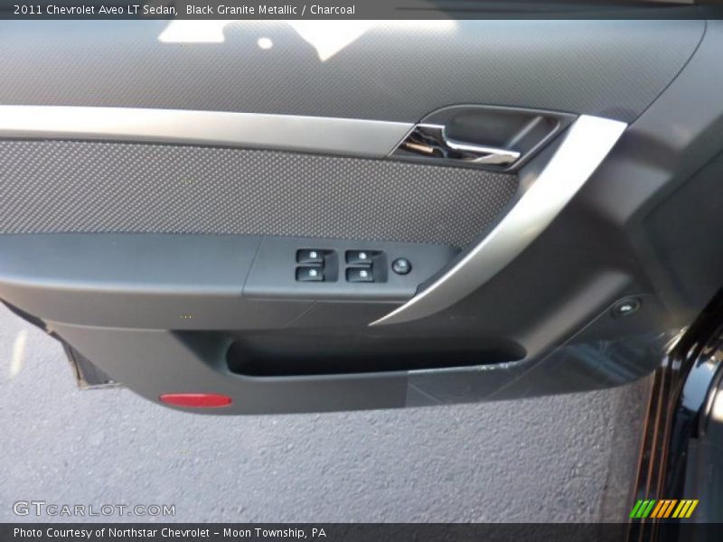 Black Granite Metallic / Charcoal 2011 Chevrolet Aveo LT Sedan