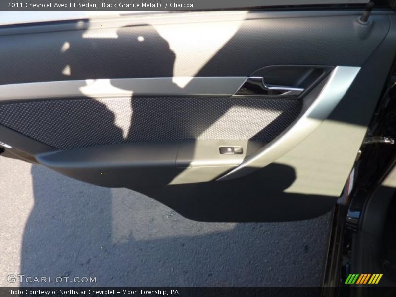 Black Granite Metallic / Charcoal 2011 Chevrolet Aveo LT Sedan
