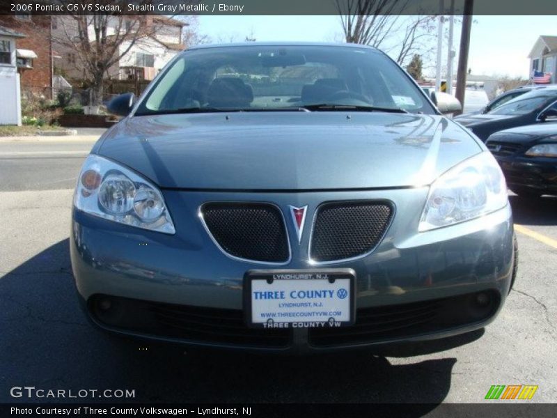 Stealth Gray Metallic / Ebony 2006 Pontiac G6 V6 Sedan