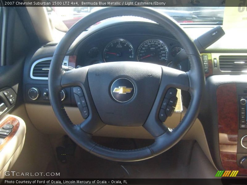 Bermuda Blue Metallic / Light Cashmere/Ebony 2007 Chevrolet Suburban 1500 LTZ 4x4