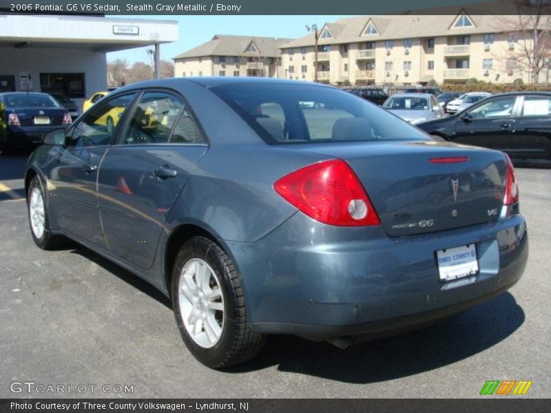 Stealth Gray Metallic / Ebony 2006 Pontiac G6 V6 Sedan