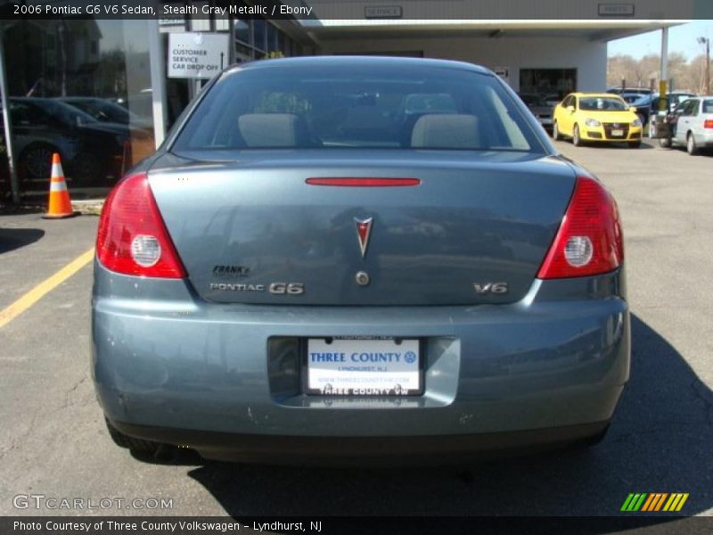 Stealth Gray Metallic / Ebony 2006 Pontiac G6 V6 Sedan
