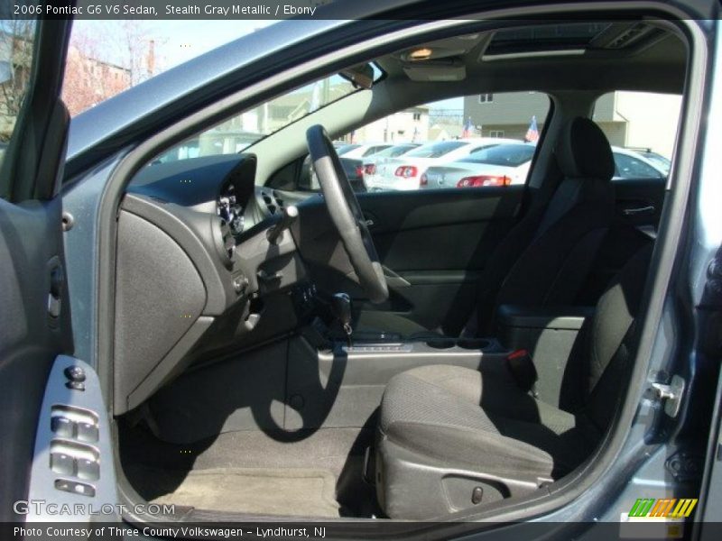 Stealth Gray Metallic / Ebony 2006 Pontiac G6 V6 Sedan