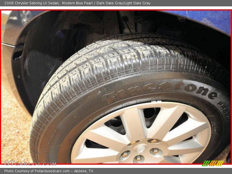 Modern Blue Pearl / Dark Slate Gray/Light Slate Gray 2008 Chrysler Sebring LX Sedan