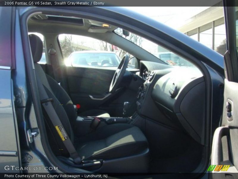 Stealth Gray Metallic / Ebony 2006 Pontiac G6 V6 Sedan
