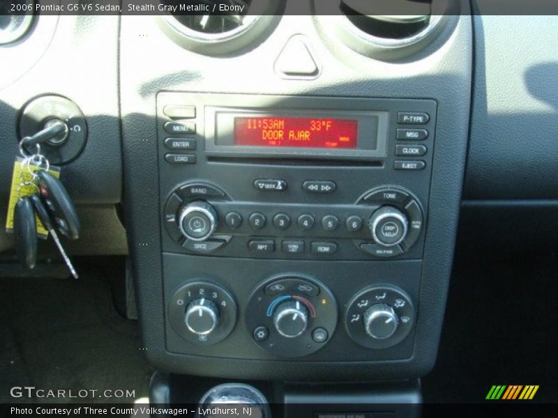 Stealth Gray Metallic / Ebony 2006 Pontiac G6 V6 Sedan