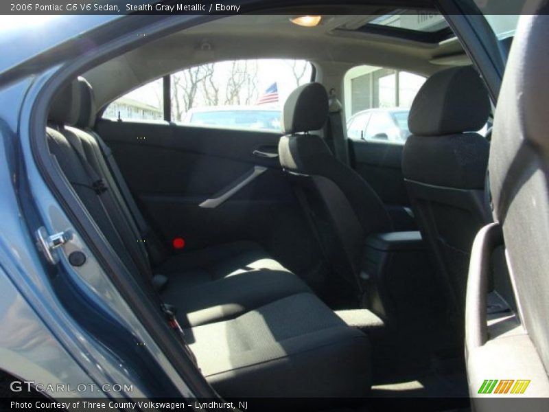 Stealth Gray Metallic / Ebony 2006 Pontiac G6 V6 Sedan