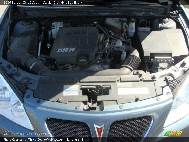 Stealth Gray Metallic / Ebony 2006 Pontiac G6 V6 Sedan