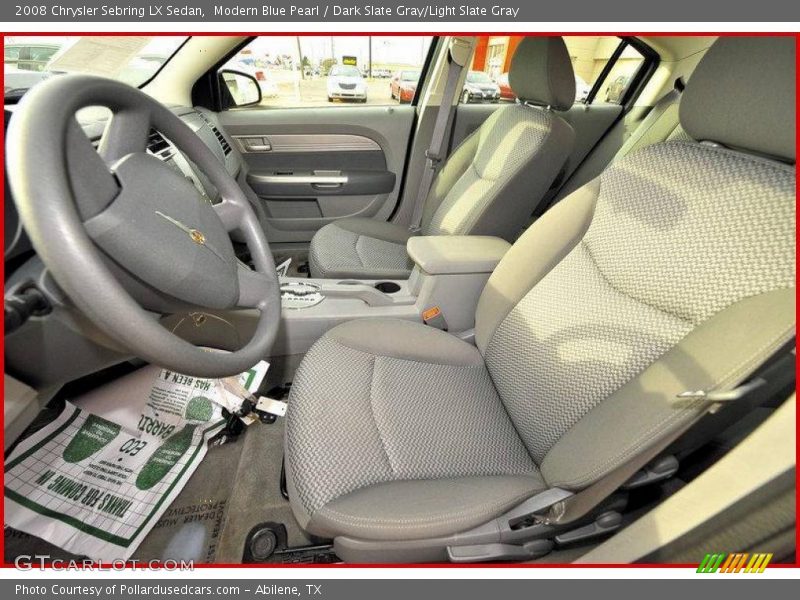 Modern Blue Pearl / Dark Slate Gray/Light Slate Gray 2008 Chrysler Sebring LX Sedan
