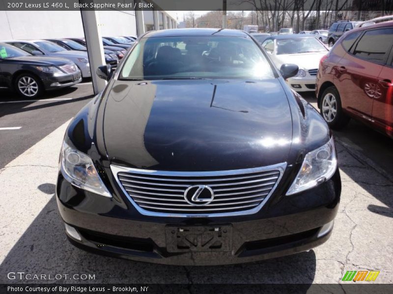 Black Sapphire Pearl / Black 2007 Lexus LS 460 L