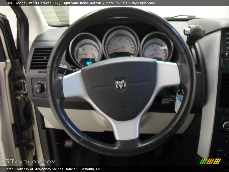 Light Sandstone Metallic / Medium Slate Gray/Light Shale 2008 Dodge Grand Caravan SXT