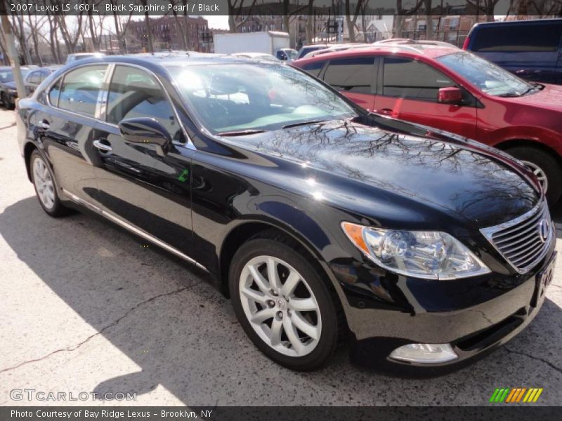 Black Sapphire Pearl / Black 2007 Lexus LS 460 L